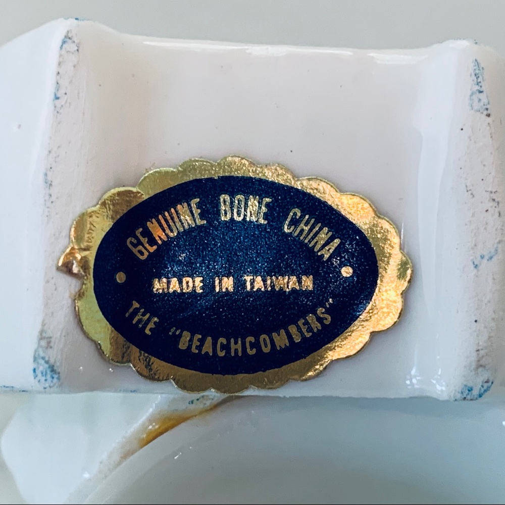 4 Bone China "Beachcomber" Shell Napkin Rings - Picture 12 of 14